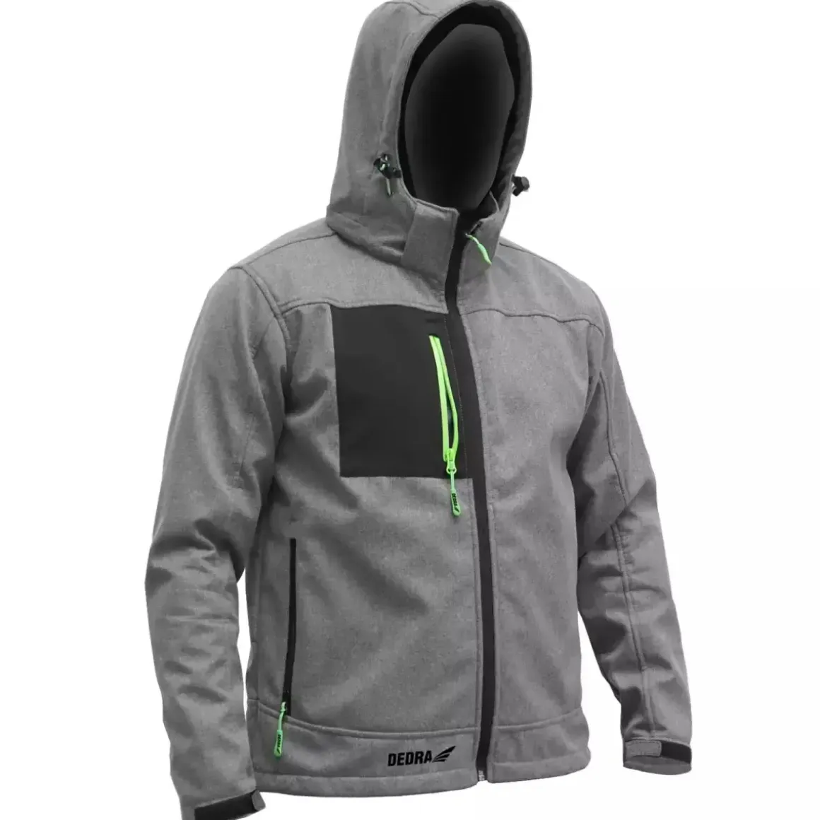 DEDRA BH61KS-S Kurtka softshell męska z kapturem S/48, robocza outdoor 5000 mm