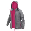 DEDRA BH65KS-XS Kurtka softshell damska wodoodporna trekkingowa outdoor szary melanż XS