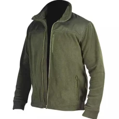 DEDRA BH6PA-S bluza polarowa z wstawkami, polar roboczy męski 280 g/m² zielony S