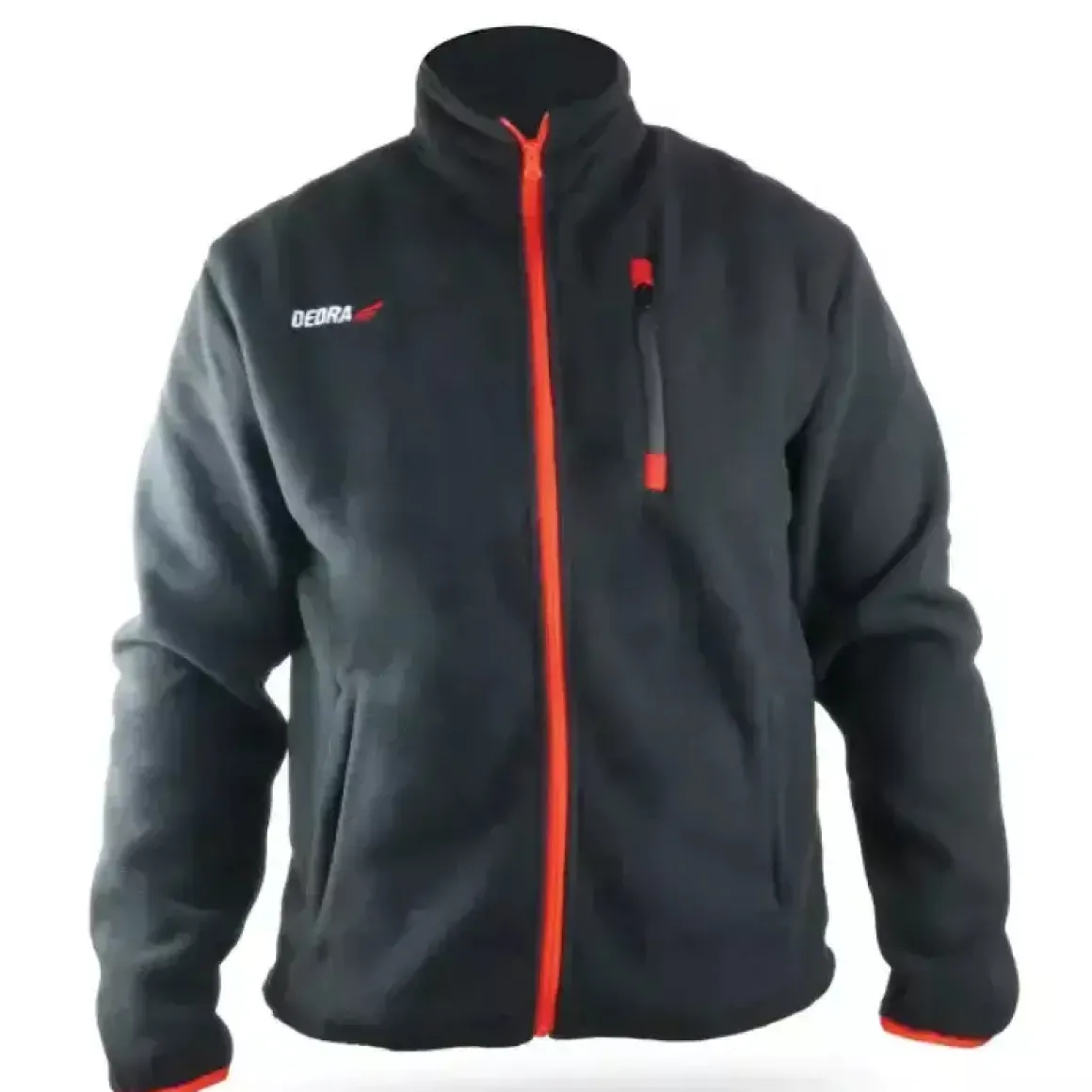 DEDRA BH6PB-M Bluza polarowa męska polar roboczy BHP czarna M 300 g/m²