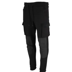 DEDRA BH21SA-LD LD Spodnie dresowe robocze joggery czarne 300 g/m² cargo BHP