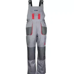 DEDRA BH3SO-LD LD/54 Spodnie ochronne ogrodniczki robocze BHP szare Comfort Line 190 g/m²