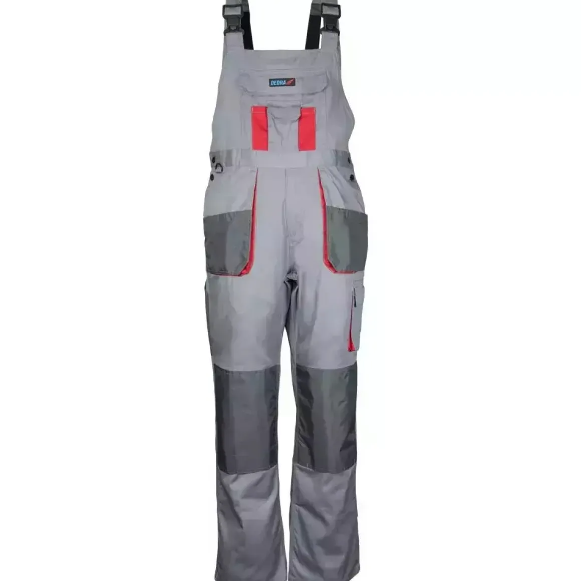 DEDRA BH3SO-XXL Spodnie ochronne ogrodniczki robocze XXL/58 szare Comfort Line 190 g/m²