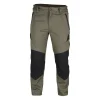 **DEDRA BH46SP-L Spodnie robocze slim ze spandeksem L/52, khaki/czarne, odzież BHP**