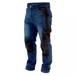 DEDRA BH45SP-XXL Spodnie jeans robocze dżinsy denim męskie 280g/m² XXL