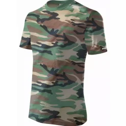 DEDRA BH5TM-XL Koszulka męska T-shirt XL moro 100% bawełna, odzież robocza BHP