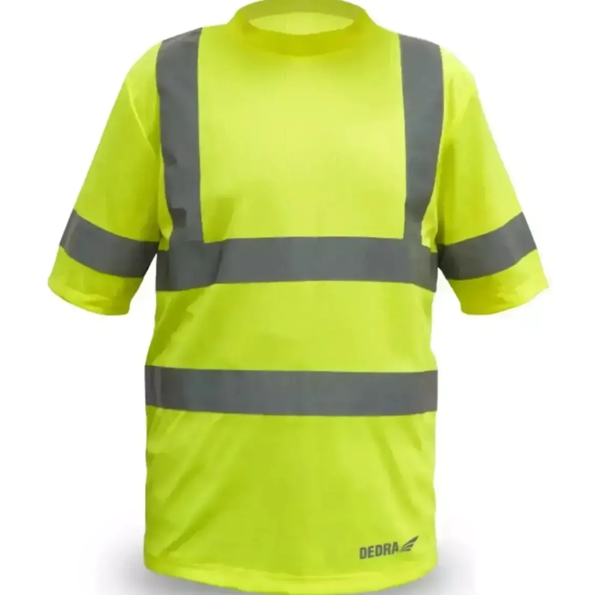 DEDRA BH81T1-XL Koszulka T-shirt odblaskowa męska żółta XL BHP ostrzegawcza
