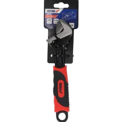 DEDRA 12B120 Klucz nastawny regulowany francuski 200mm 0-24mm CrV gumowany