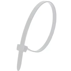 DEDRA 11B76372 Opaski zaciskowe kablowe trytytki nylonowe białe 7,6x370 mm 100 szt.
