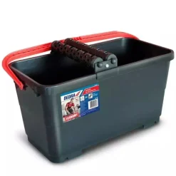 DEDRA 15B090 Wanna glazurnicza 24L na kółkach, wiadro do fugowania, rolki karbowane