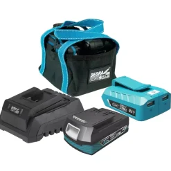 DEDRA DED7002B DED7038 DED7032 DED7003 zestaw SAS+ALL 18V akumulator ładowarka powerbank torba