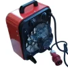 DEDRA DED9932B Nagrzewnica elektryczna 5kW 400V okrągła czarna, grzejnik farelka
