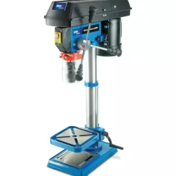 DEDRA DED7708C Wiertarka stołowa kolumnowa warsztatowa 600W 16mm 5 biegów metal drewno