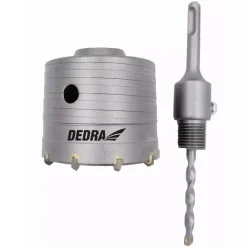 DEDRA DED1506-D Wiertło koronkowe 80mm HM SDS+ koronka TCT otwornica do betonu i cegły