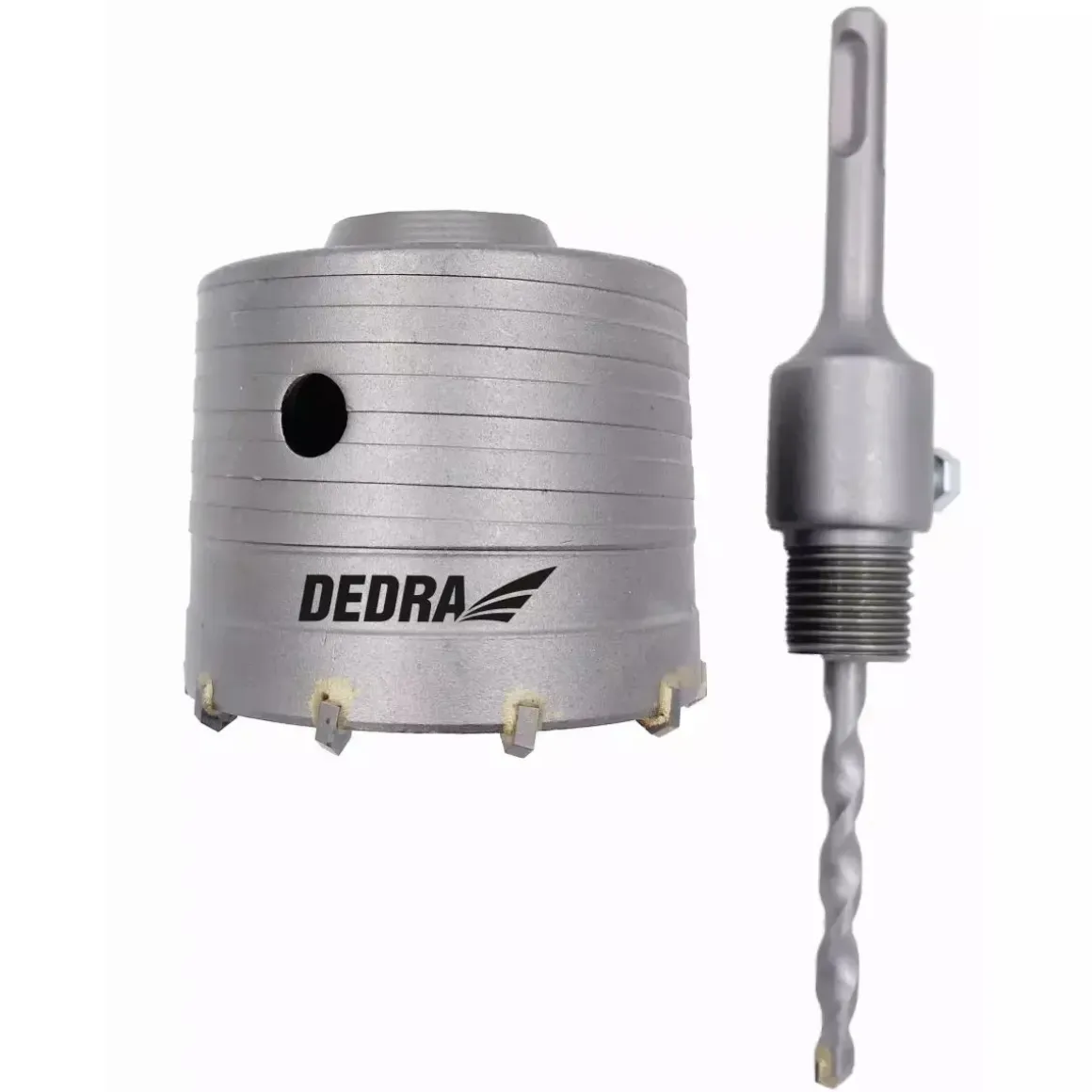 DEDRA DED1506-D Wiertło koronkowe 80mm HM SDS+ koronka TCT otwornica do betonu i cegły