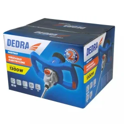 DEDRA DED7927 Mieszadło elektryczne 1300W 2-biegowe mikser do zapraw tynków klejów farb