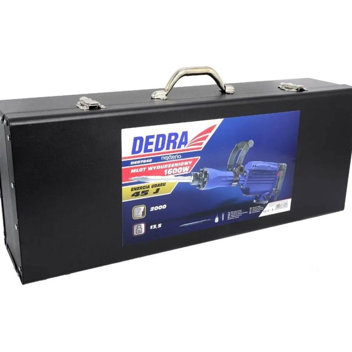 DEDRA DED7848 MŁOT WYBURZENIOWY 1600W 15KG EWIMAX - OFICJALNY DYSTRYBUTOR - AUTORYZOWANY DEALER DEDRA