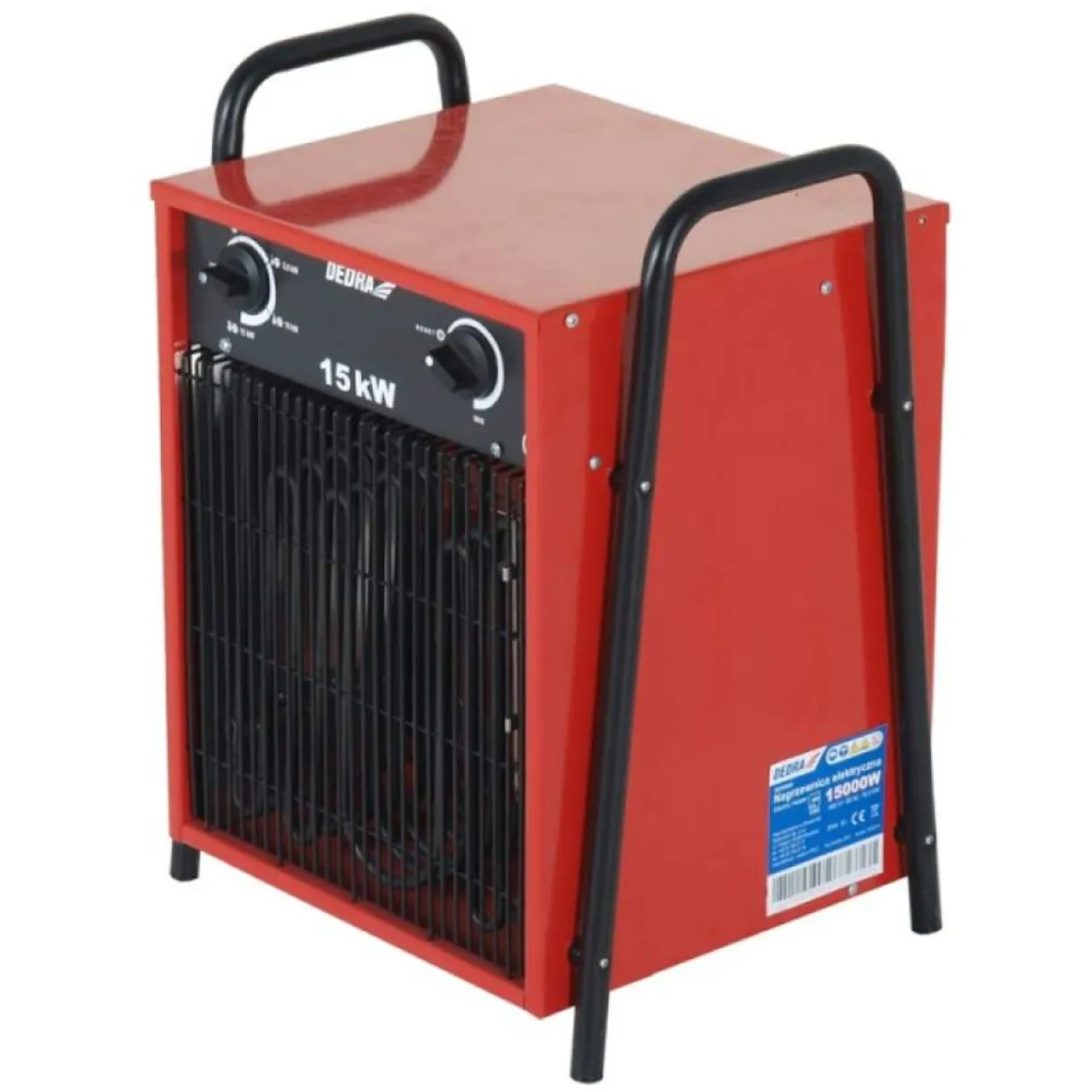 DEDRA DED9925 NAGRZEWNICA ELEKTRYCZNA PIEC DMUCHAWA TERMOSTAT FUNKCJA WENTYLATORA 15kw EWIMAX - OFICJALNY DYSTRYBUTOR - AUTORYZOWANY DEALER DEDRA