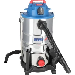 DEDRA DED6612 Odkurzacz warsztatowy przemysłowy 1400W 30L sucho/mokro rura metal teleskop
