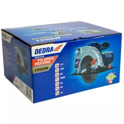 DEDRA DED7925 Pilarka tarczowa ręczna 1500W 185mm, piła do drewna, cięcie 66mm