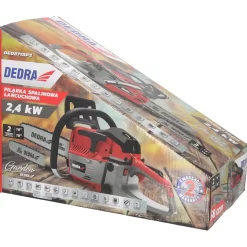 DEDRA DED8718P2 Pilarka spalinowa łańcuchowa 2,4kW 58cc 16/18 cali piła motorowa do drewna