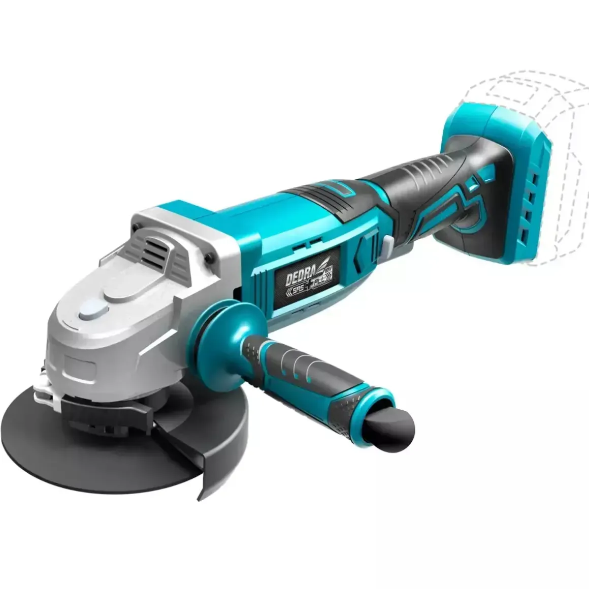DEDRA DED7051 SAS+ALL Szlifierka kątowa akumulatorowa 18V długa 125mm 8500 obr/min, kątówka