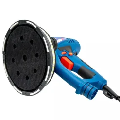 DEDRA DED7764 Szlifierka ręczna do gipsu LED 750W 180mm, żyrafa do gładzi z odsysaniem pyłu