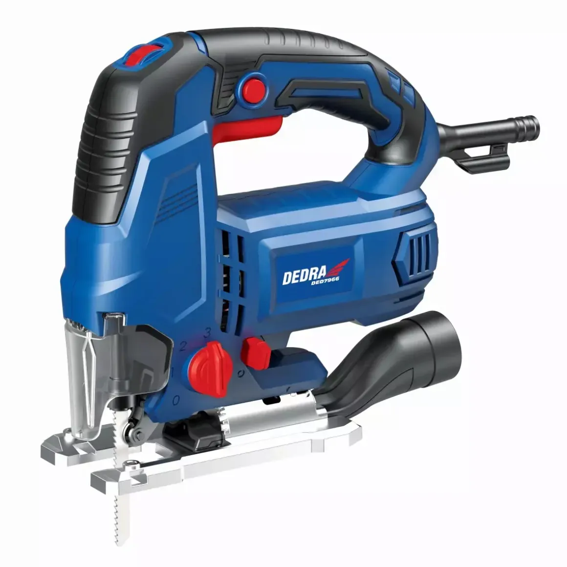 DEDRA DED7966 Wyrzynarka 750W piła do drewna metalu tworzyw LED 0-45°