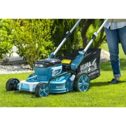 DEDRA DED6998X Kosiarka akumulatorowa 46cm z napędem 2x18V SAS+ALL ogrodowa bezprzewodowa