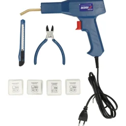 DEDRA DED7529 Zgrzewarka do plastiku 50W 500°C, spawarka tworzyw, zestaw 200 zszywek