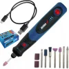 DEDRA DED7940Z1 Miniszlifierka bezprzewodowa 3.6V USB-C, grawerka, multiszlifierka