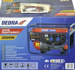 DEDRA DEGB2510 AGREGAT GENERATOR PRĄDOTWÓRCZY z AVR DEDRA DEGB2510 MOC 2.2kW 2200W EWIMAX OFICJALNY DYSTRYBUTOR - AUTORYZOWANY DEALER DEDRA