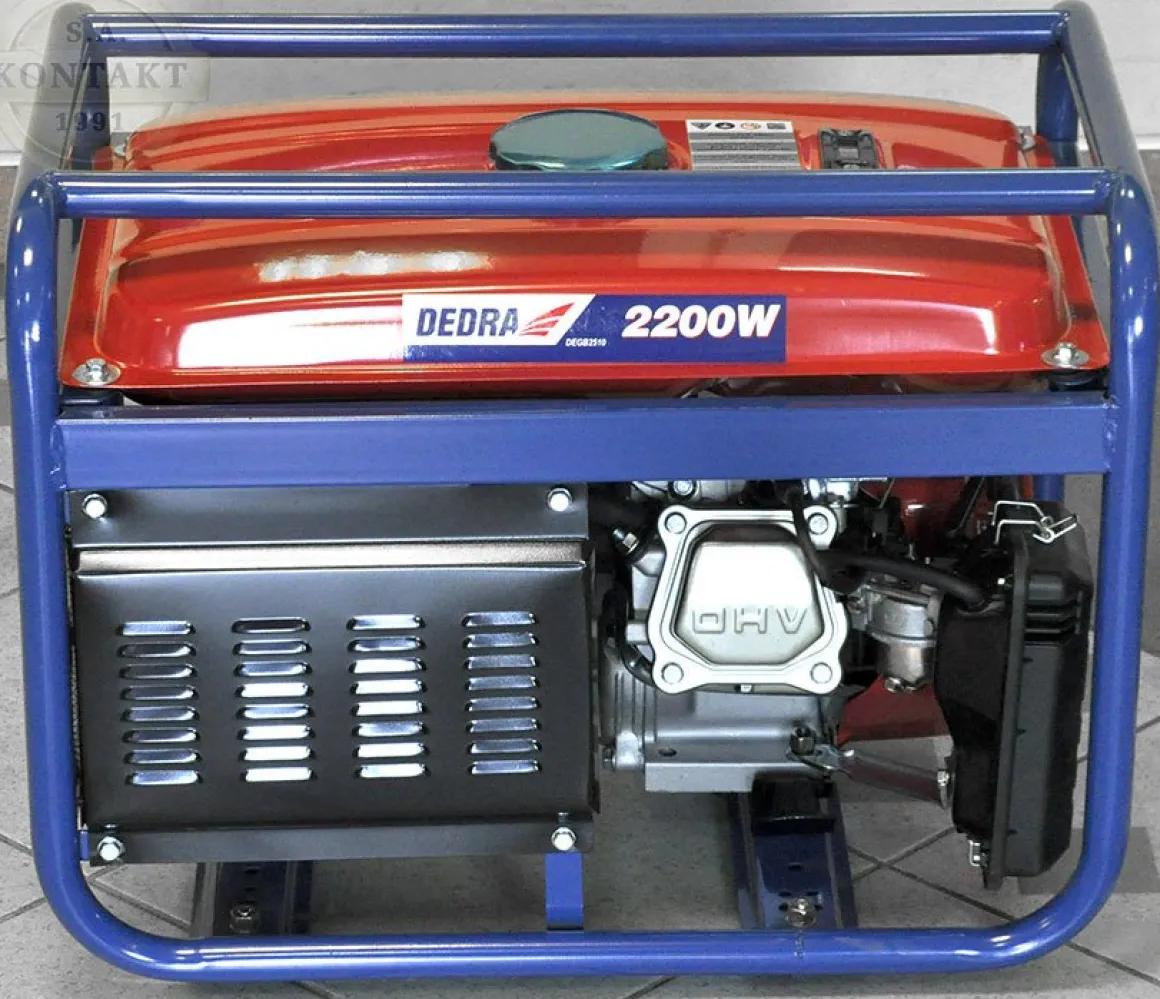 DEDRA DEGB2510 AGREGAT GENERATOR PRĄDOTWÓRCZY z AVR DEDRA DEGB2510 MOC 2.2kW 2200W EWIMAX OFICJALNY DYSTRYBUTOR - AUTORYZOWANY DEALER DEDRA