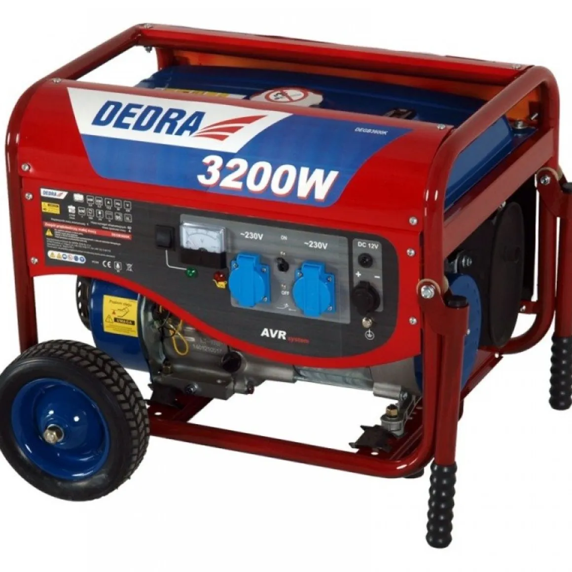 DEDRA DEGB3600K AGREGAT GENERATOR PRĄDOTWÓRCZY z AVR MOC 3.2kW 3200W EWIMAX OFICJALNY DYSTRYBUTOR - AUTORYZOWANY DEALER DEDRA