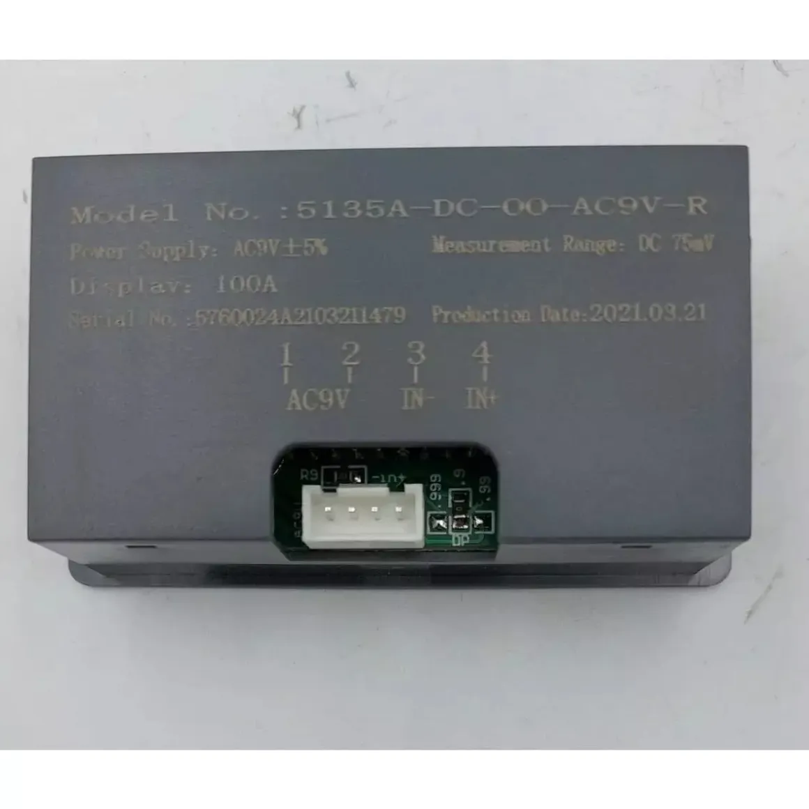 DEDRA DEP070 Amperomierz 5135A-DC-00-AC9V-R XDEP070.03 miernik/wskaźnik prądu prostownika
