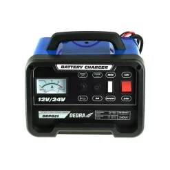 DEDRA DEP021 Prostownik ładowarka akumulatorów 12/24V 25-180Ah z BOOST