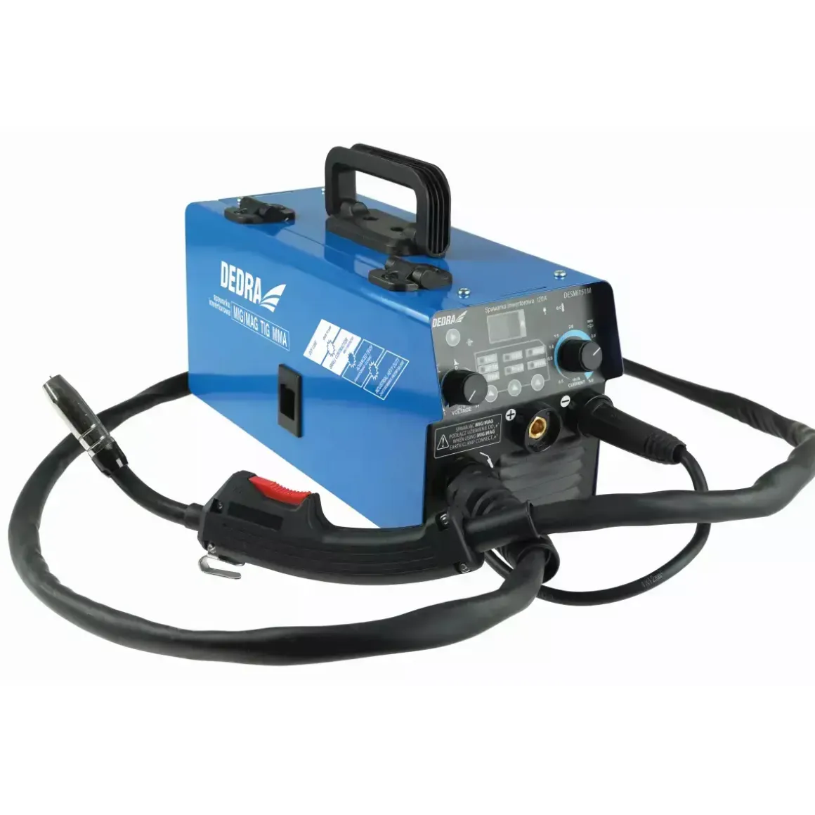 DEDRA DESMI151M Spawarka inwertorowa MIG/MAG TIG Lift MMA IGBT 120A półautomat
