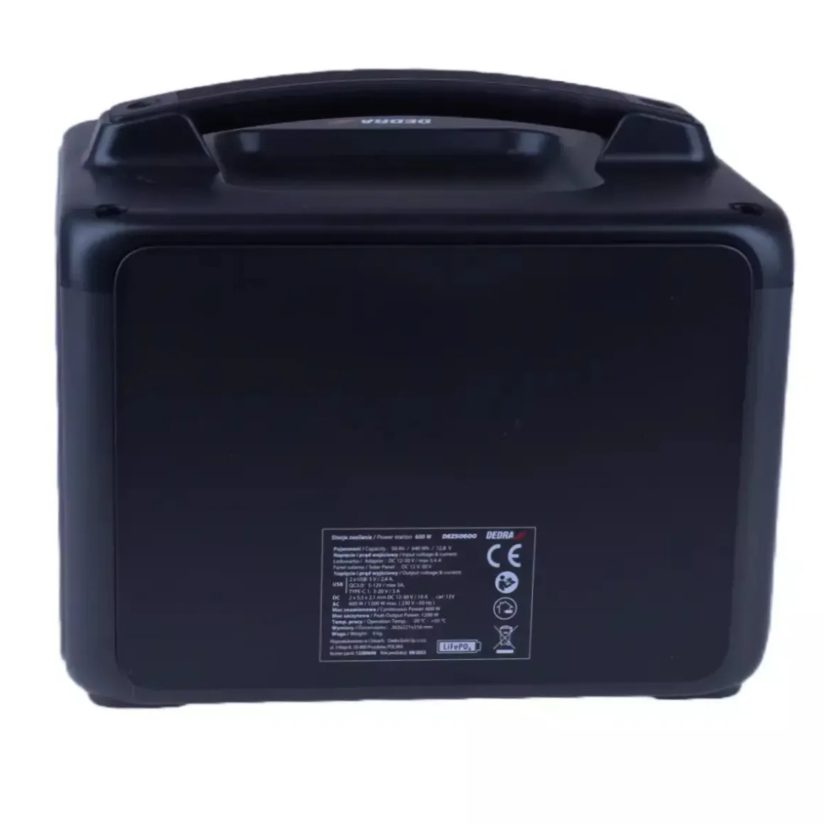 DEDRA DEZS0300 Stacja zasilania 296Wh 300/500W powerbank solarny UPS przenośna