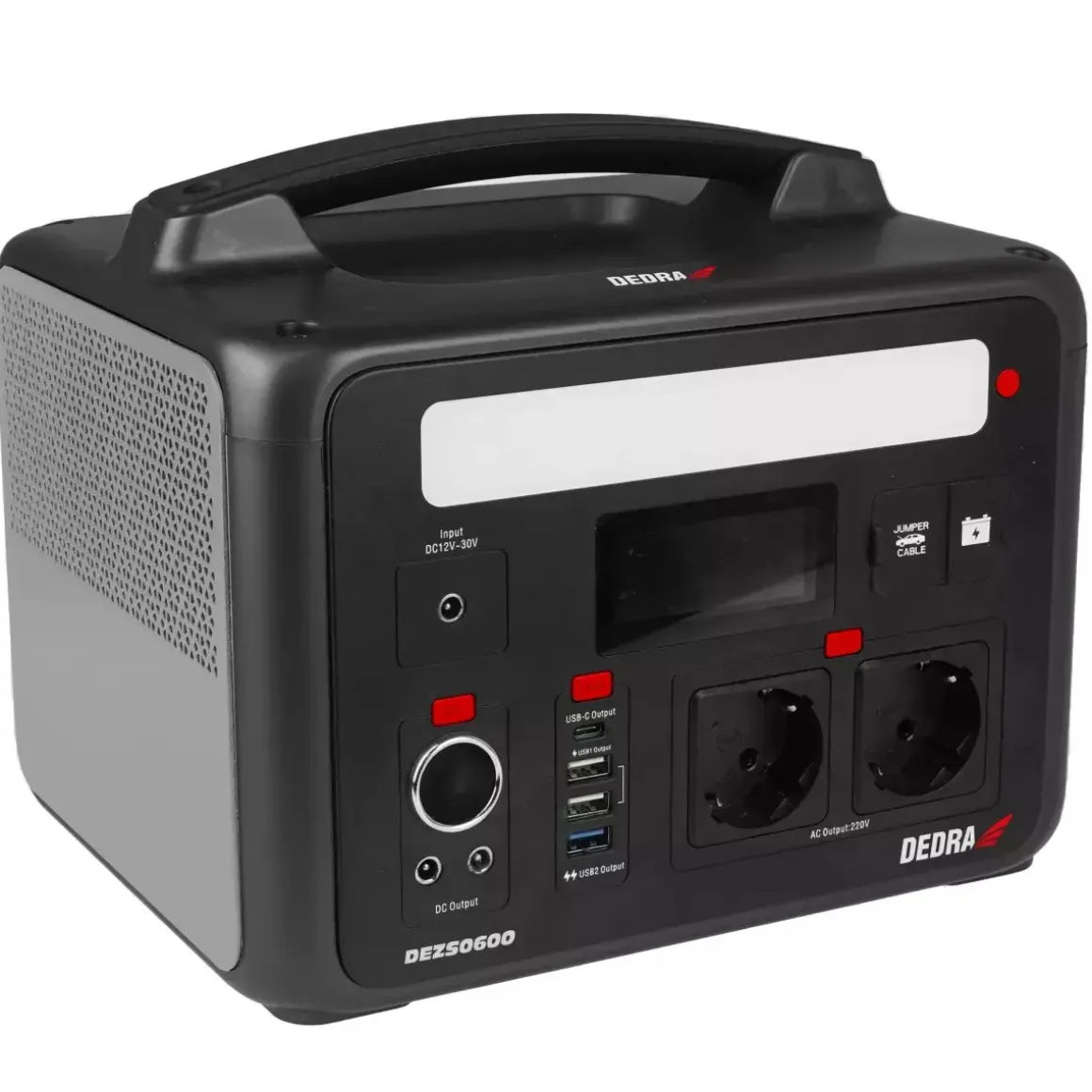 DEDRA DEZS0300 Stacja zasilania 296Wh 300/500W powerbank solarny UPS przenośna