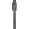 DEDRA 07F671 Frez trzpieniowy płomieniowy H12x32mm 6mm węglikowy do metalu gradownik
