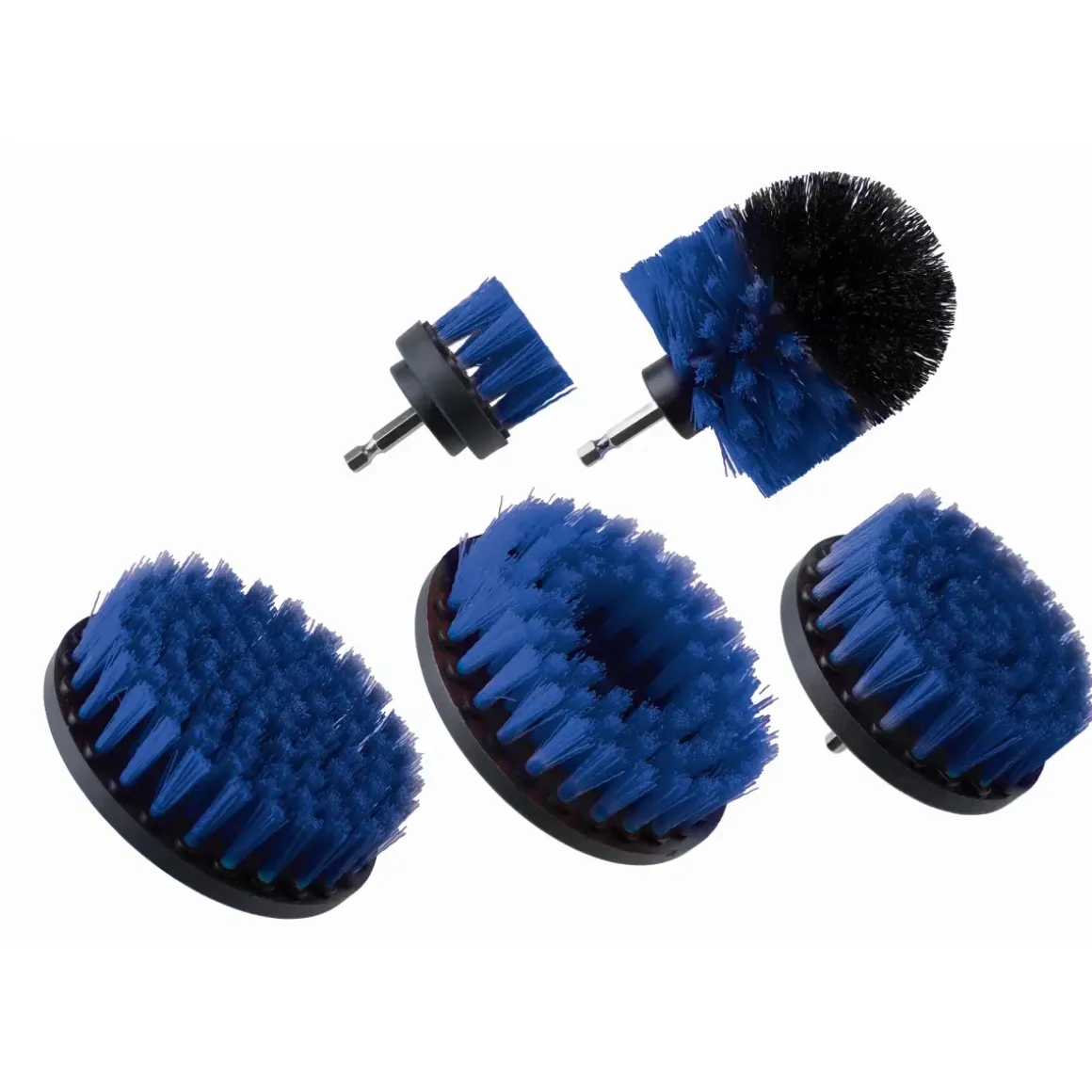 DEDRA F55-005 Szczotki końcówki czyszczące na wiertarkę wkrętarkę 5szt HEX 6mm