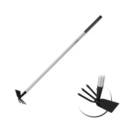DEDRA Garden 80B071 Motyka prosta z widełkami 114 cm metalowa, haczka ogrodowa