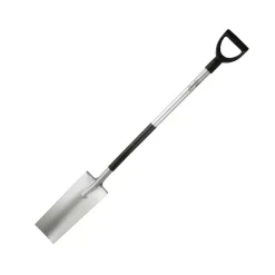 DEDRA Garden 80B008 Łopata szpadel drenarski wąski do drenażu metalowy 127 cm uchwyt D