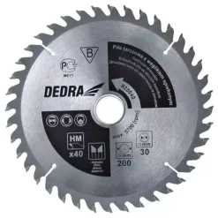 DEDRA H25040E Piła tarczowa do drewna 250x16mm 40T tarcza zębata widiowa do pilarki