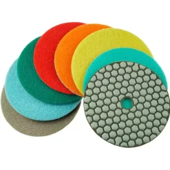 DEDRA H12H0800 dysk tarcza pad polerski diamentowy 125 mm G800 na sucho gres kamień