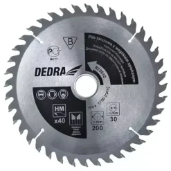 DEDRA H21040 piła tarczowa do drewna 210x30 mm 40T tarcza widiowa do pilarki