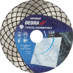 DEDRA HP1032 Tarcza diamentowa 125 mm łuska do gresu betonu ceramiki i kamienia