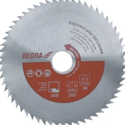 Dedra HS50080 Stalowa piła tarczowa 500x80x30, tarcza do drewna 80 zębów