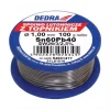 DEDRA 31L61010 Lut z topnikiem 1,0mm 100g Sn60Pb40 Pb40Sn60 spoiwo cyna lutownicza