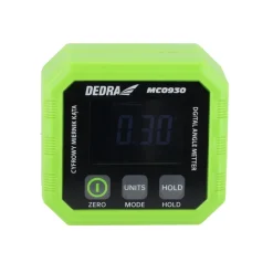 DEDRA MC0930 Cyfrowy miernik kąta 3,7V 4x90° kątomierz inklinometr poziomica LCD